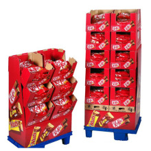 Kitkat Cardboard Chocolate Display Stands